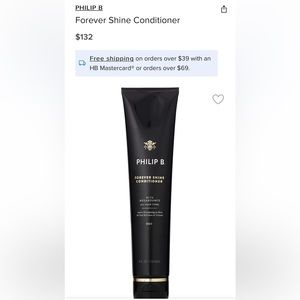 Philip B Forever shine conditioner.